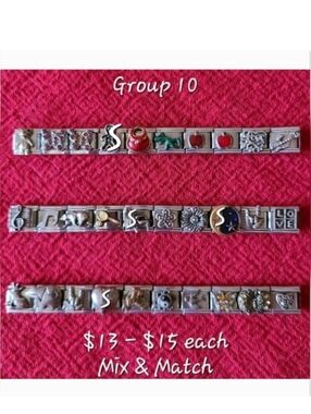 🛍BOGO 50% OFF - LOTS of Italian Charms... too many to list solo!  GROUP 10